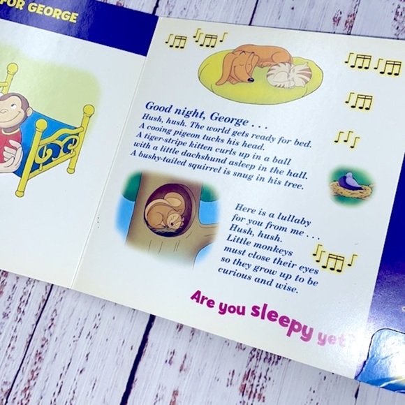 Curious George children’s good night book - Picture 5 of 6
